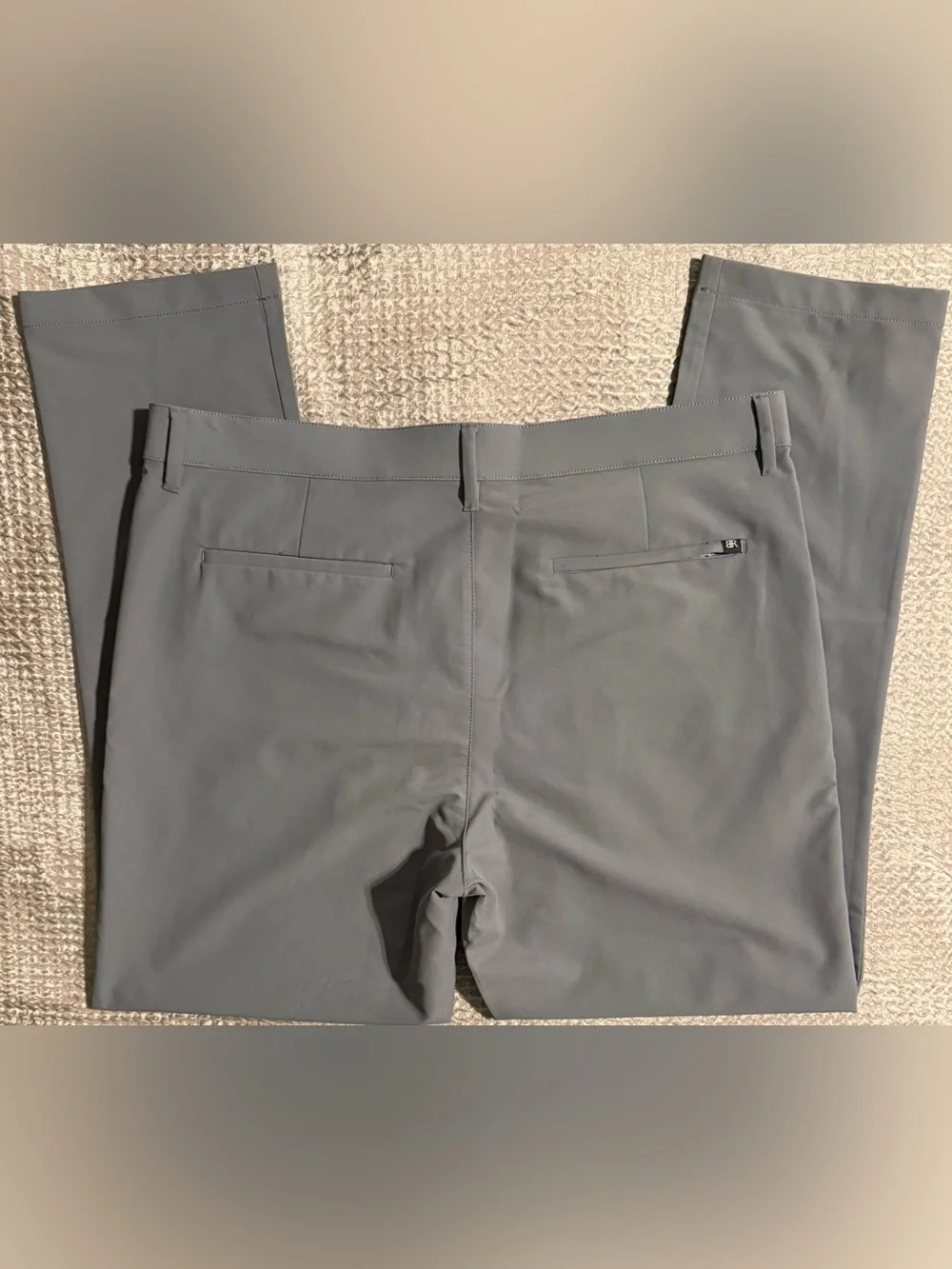 Banana Republic Men’s Tech Performance Pants Gray 36x30 Golf Travel 1557516